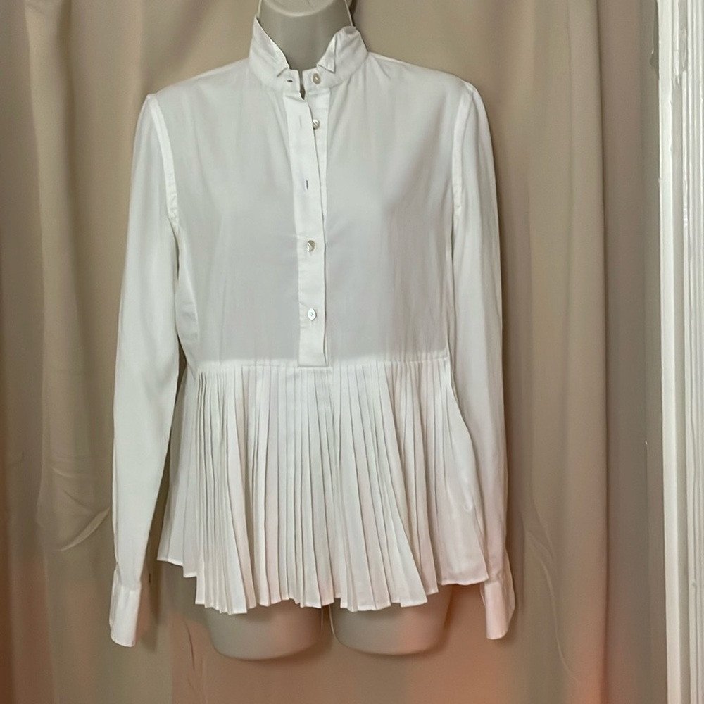 Le Sarte Pettegole Ruffle Blouse white size 42